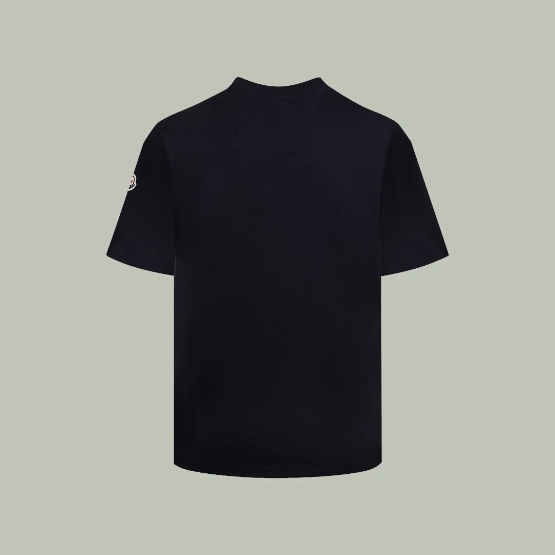 【 MONCLER】 2024 New Arrival Premium LOGO ， Premium ， 230 ， ， ， ！ Same Style ❗️ Same Style， In Stock！ Size：S M L XL XXL ：Black White Navy Blue